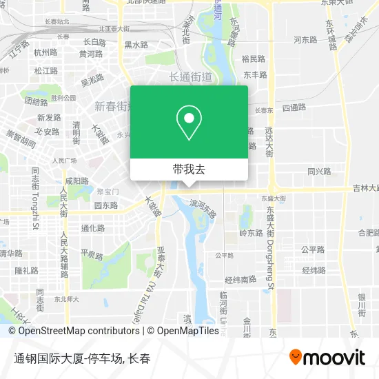 通钢国际大厦-停车场地图