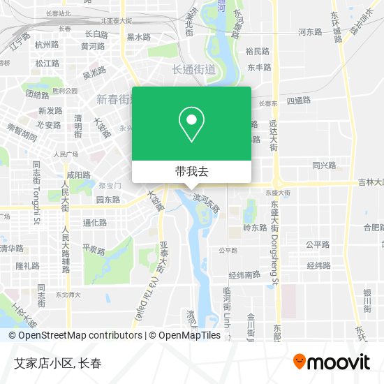 艾家店小区地图