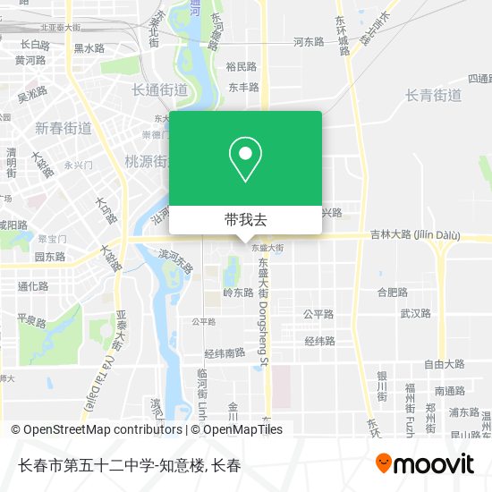 长春市第五十二中学-知意楼地图