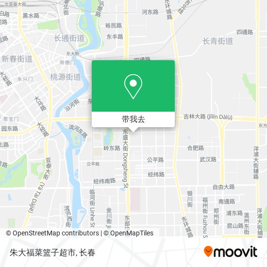 朱大福菜篮子超市地图