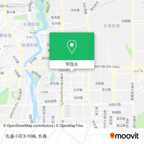 吉盛小区3-10栋地图