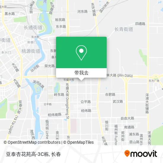 亚泰杏花苑高-3C栋地图