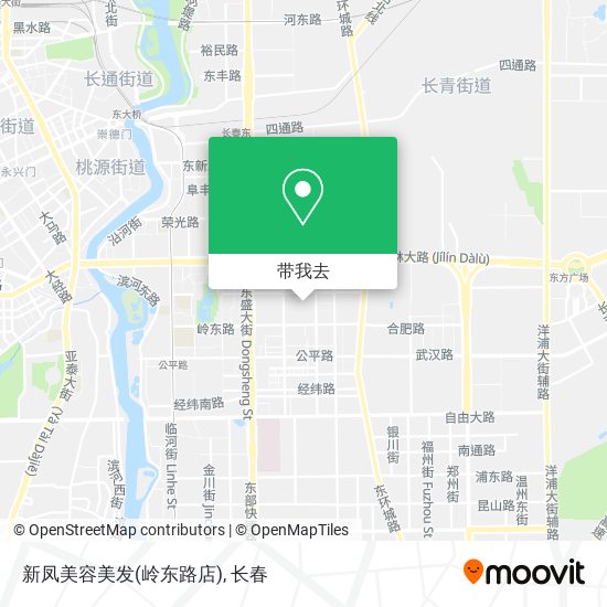 新凤美容美发(岭东路店)地图