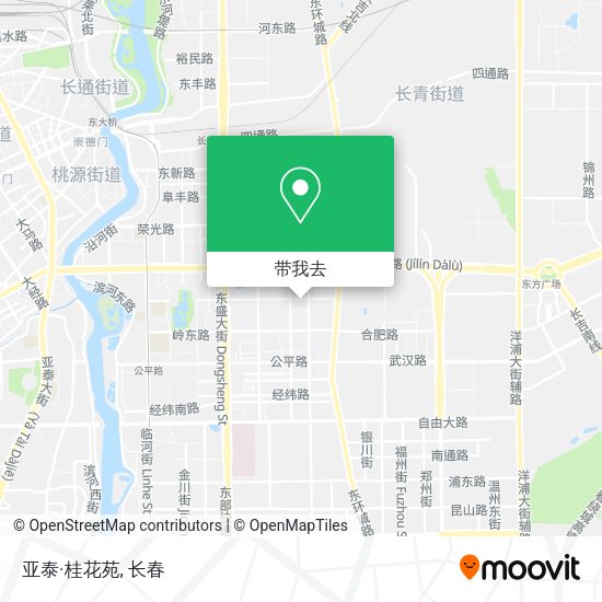 亚泰·桂花苑地图