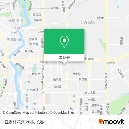 亚泰桂花苑-20栋地图