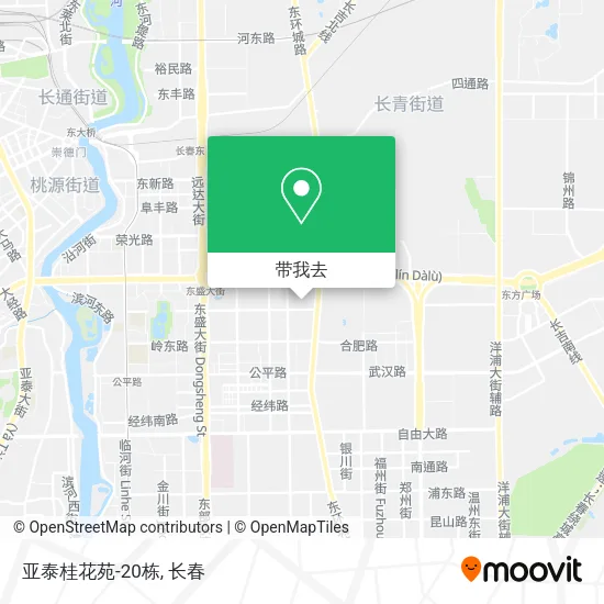亚泰桂花苑-20栋地图