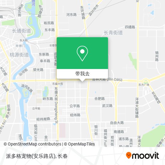 派多格宠物(安乐路店)地图