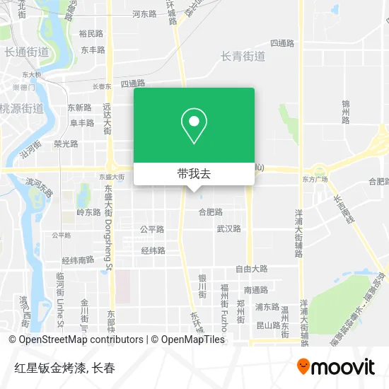 红星钣金烤漆地图