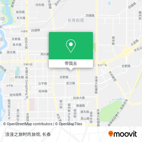 浪漫之旅时尚旅馆地图