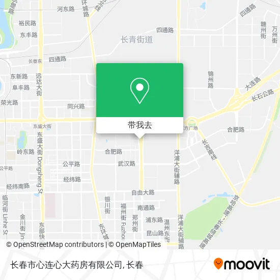 长春市心连心大药房有限公司地图