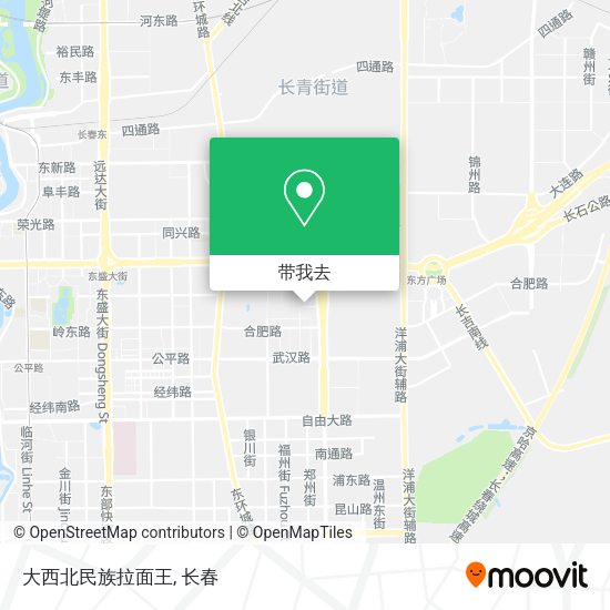 大西北民族拉面王地图