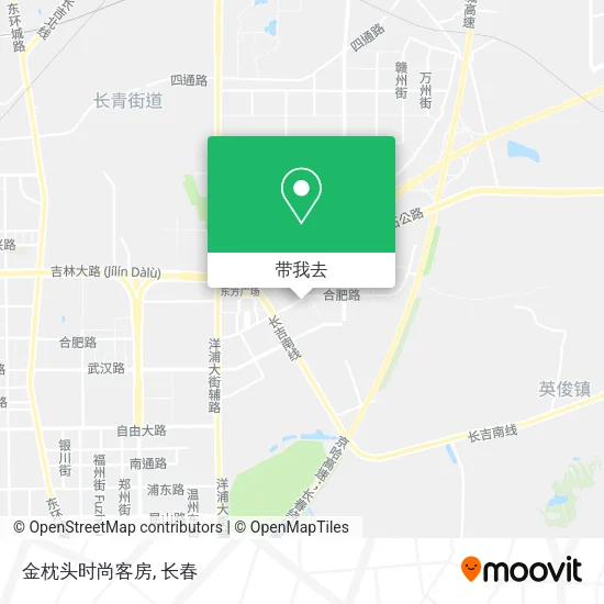 金枕头时尚客房地图