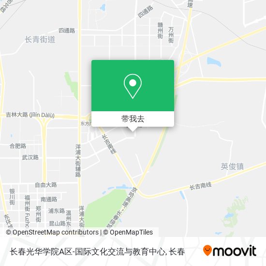 长春光华学院A区-国际文化交流与教育中心地图