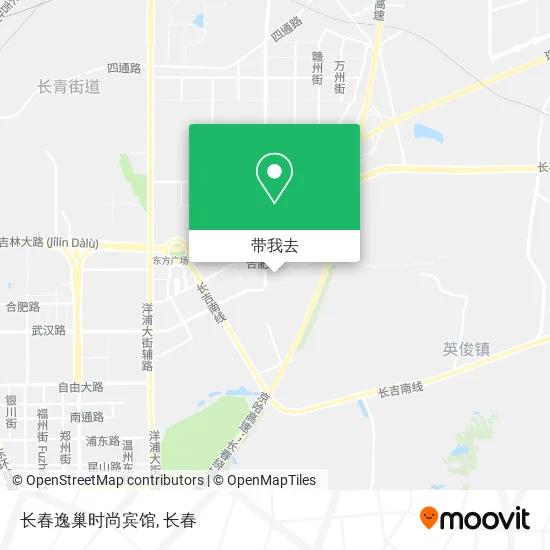 长春逸巢时尚宾馆地图