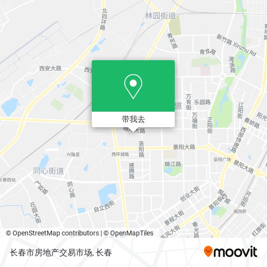 长春市房地产交易市场地图