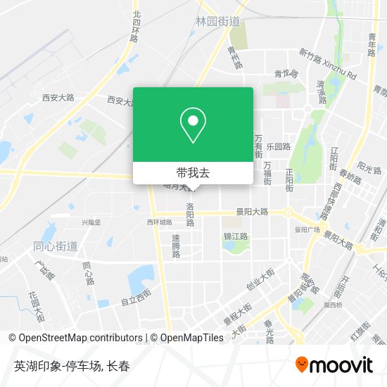 英湖印象-停车场地图