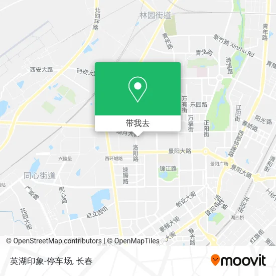 英湖印象-停车场地图