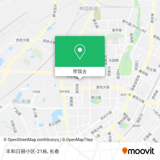 丰和日丽小区-21栋地图
