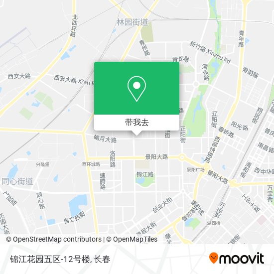 锦江花园五区-12号楼地图
