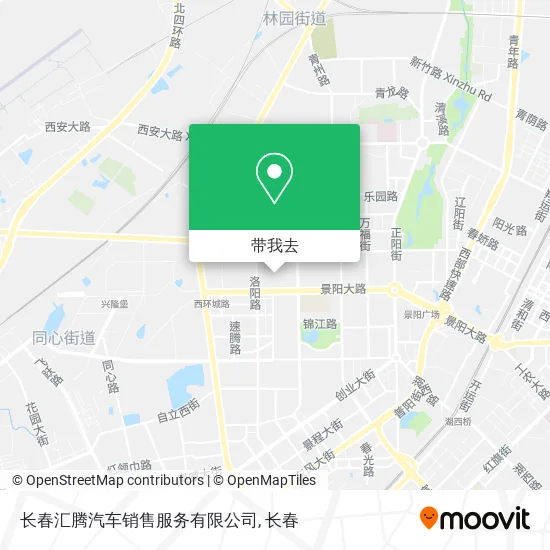 长春汇腾汽车销售服务有限公司地图