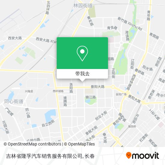 吉林省隆孚汽车销售服务有限公司地图