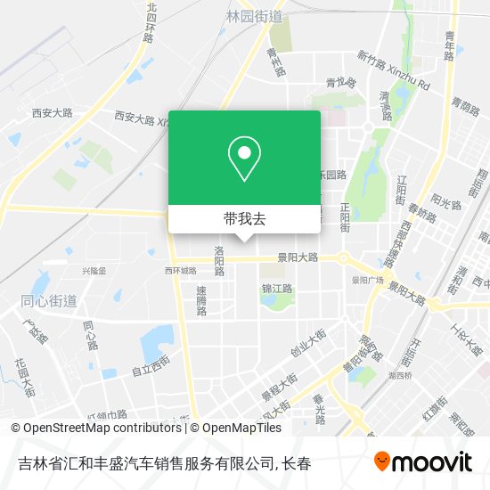吉林省汇和丰盛汽车销售服务有限公司地图