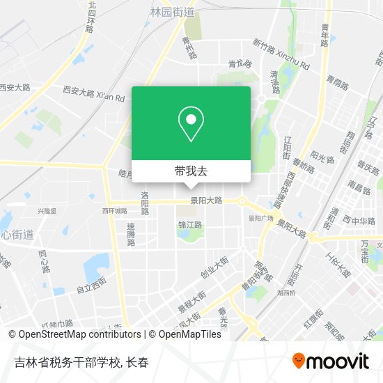 吉林省税务干部学校地图