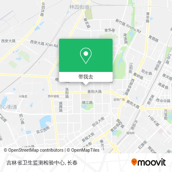 吉林省卫生监测检验中心地图