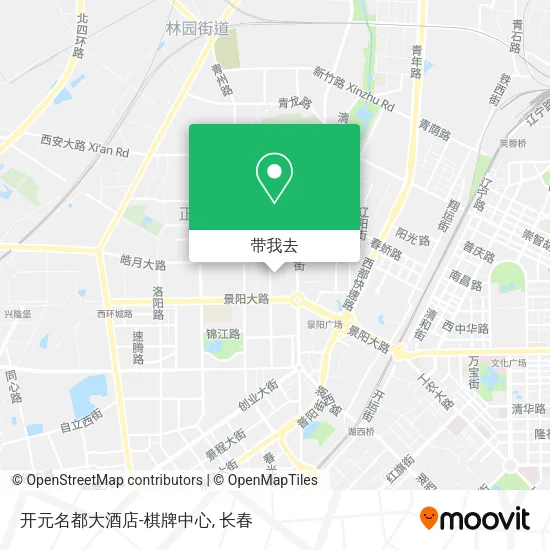 开元名都大酒店-棋牌中心地图