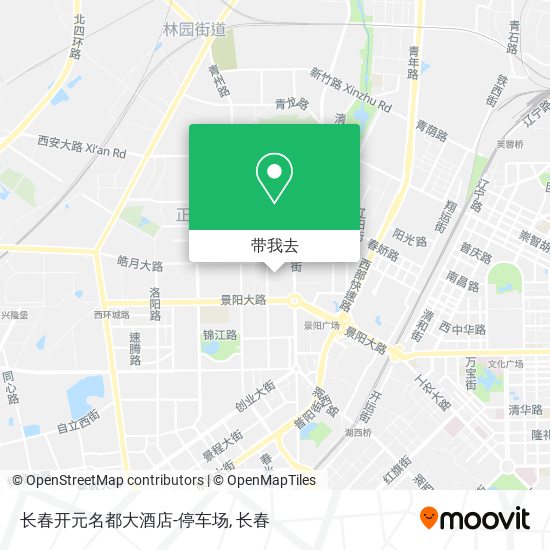 长春开元名都大酒店-停车场地图
