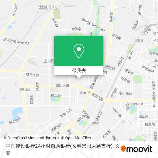 中国建设银行24小时自助银行(长春景阳大路支行)地图