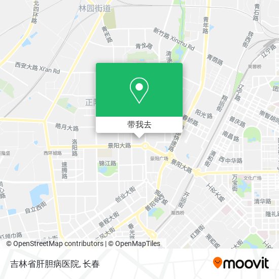 吉林省肝胆病医院地图