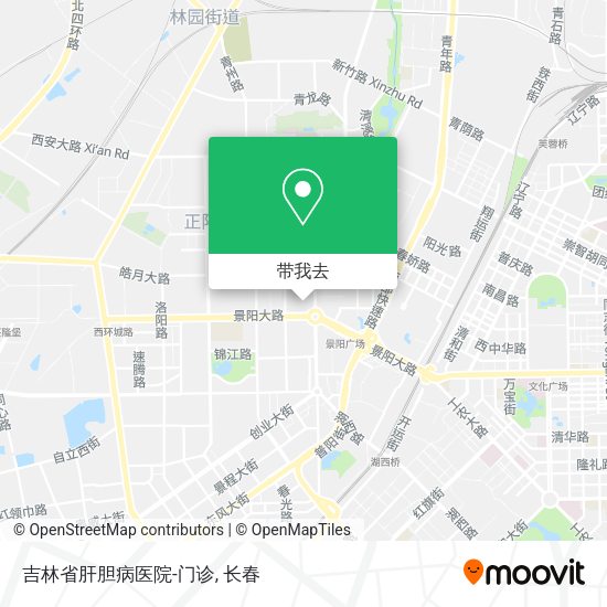 吉林省肝胆病医院-门诊地图