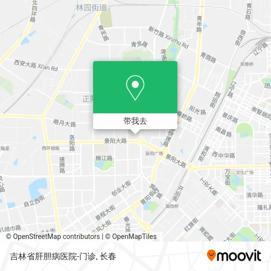 吉林省肝胆病医院-门诊地图