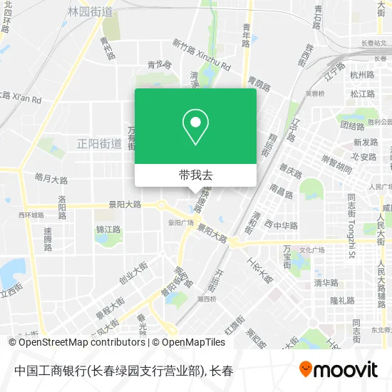 中国工商银行(长春绿园支行营业部)地图