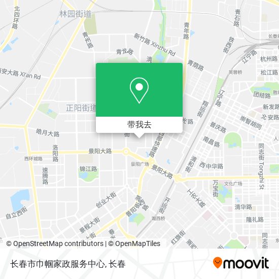 长春市巾帼家政服务中心地图