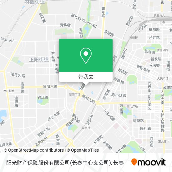 阳光财产保险股份有限公司(长春中心支公司)地图