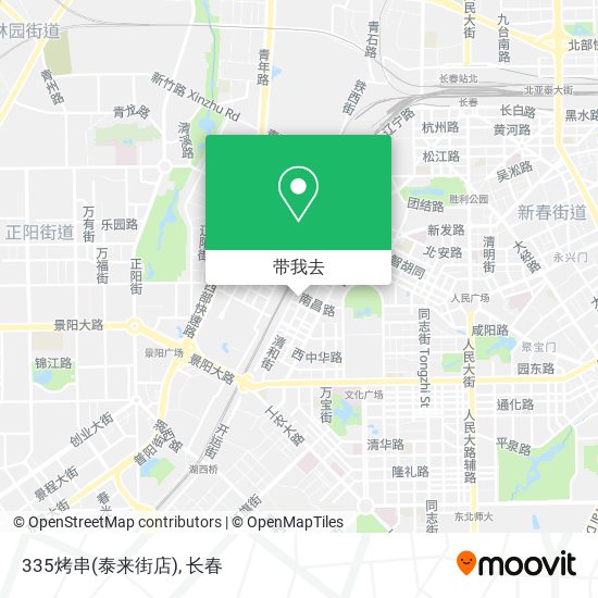 335烤串(泰来街店)地图