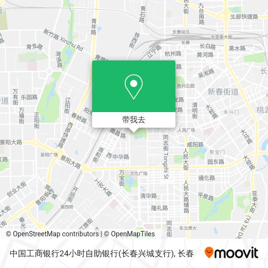 中国工商银行24小时自助银行(长春兴城支行)地图
