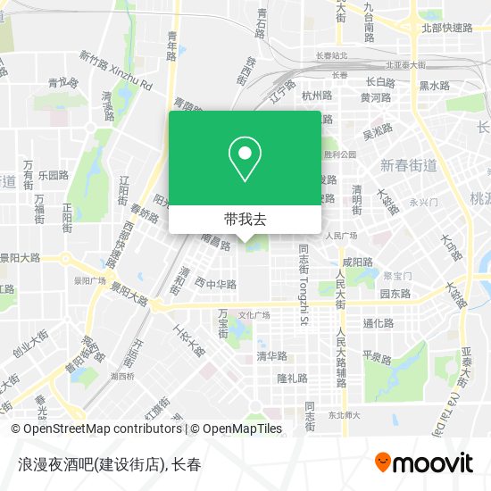 浪漫夜酒吧(建设街店)地图
