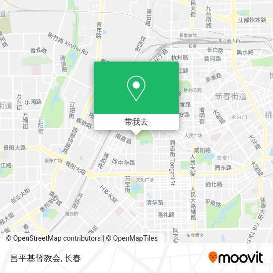 昌平基督教会地图