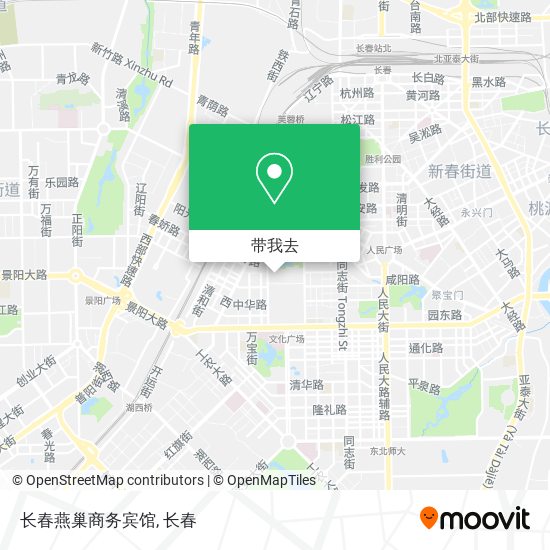 长春燕巢商务宾馆地图