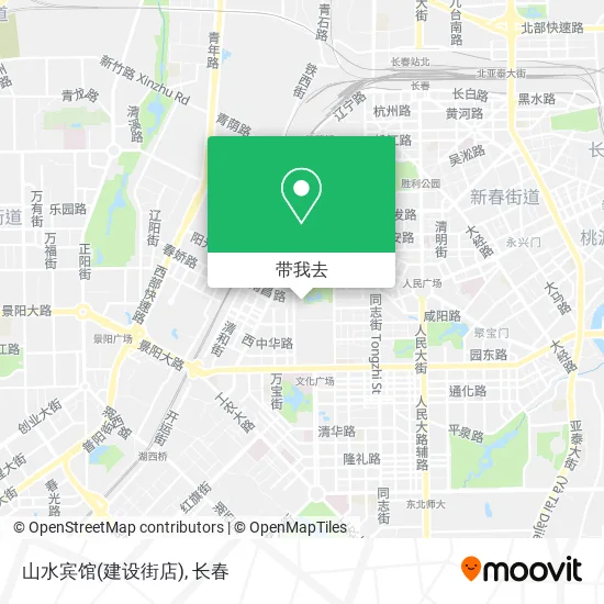 山水宾馆(建设街店)地图