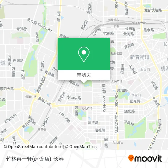 竹林再一轩(建设店)地图