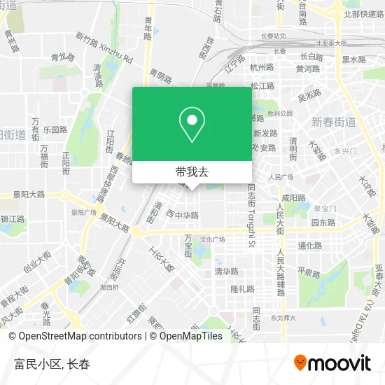 富民小区地图