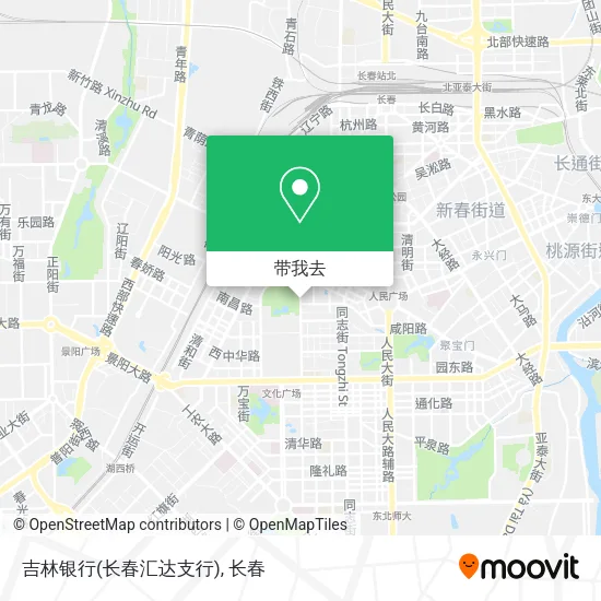 吉林银行(长春汇达支行)地图