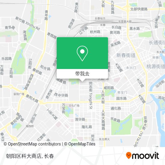 朝阳区科大商店地图