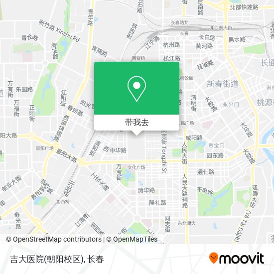 吉大医院(朝阳校区)地图