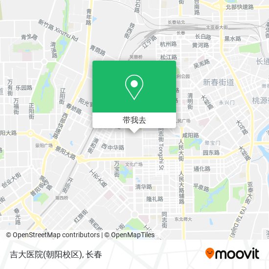 吉大医院(朝阳校区)地图