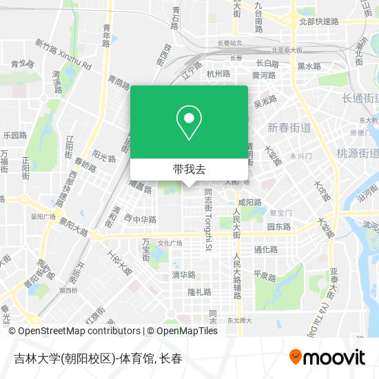吉林大学(朝阳校区)-体育馆地图